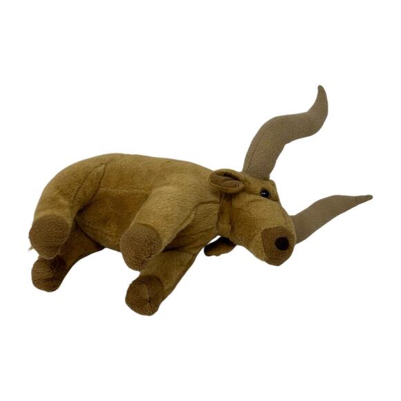 Fiesta Longhorn Standing Bull 12" Plush Stuffed Rancher Animal Texas Cowboy Toy - Picture 9 of 15